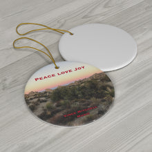 Load image into Gallery viewer, V Holiday Ceramic Ornament
